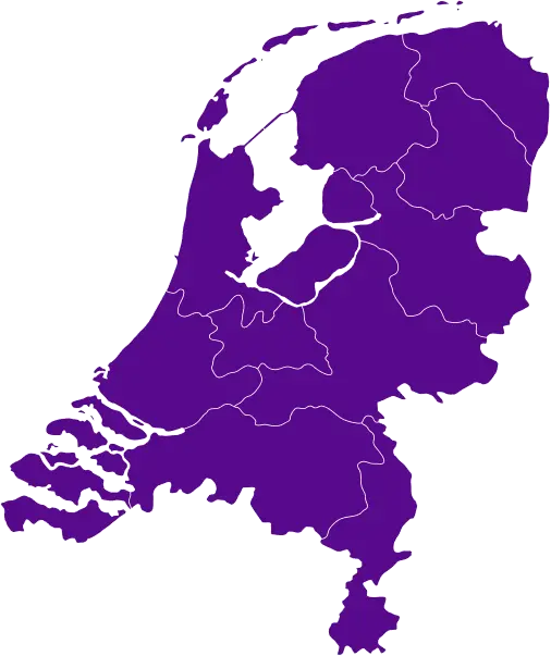 <span>Landelijk actief</span><br> met regionale teams die de situatie kennen